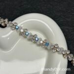 Kit 635  (Tutorial Ready) | DIY Bracelet Kit with 5A Zircon Beads | All-Inclusive Beginner Jewelry Making Gift for Women | Video Guide Included | Finished Product - Image 4