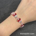 Kit 637 (Tutorial Ready) | DIY Bracelet Kit with 5A Zircon Beads | All-Inclusive Beginner Jewelry Making Gift for Women | Video Guide Included | Finished Product - Image 2