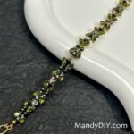 Kit 640 (Tutorial Ready) | DIY Bracelet Kit with 5A Zircon Beads | All-Inclusive Beginner Jewelry Making Gift for Women | Video Guide Included | Finished Product