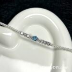 Kit 641(Tutorial Ready) | DIY Bracelet Kit with 5A Zircon Beads | All-Inclusive Beginner Jewelry Making Gift for Women | Video Guide Included | Finished Product - Image 4