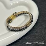 Kit 642 (Tutorial Ready) | DIY Bracelet Kit with 5A Zircon Beads | All-Inclusive Beginner Jewelry Making Gift for Women | Video Guide Included | Finished Product