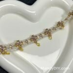 Kit 643 | DIY Bracelet Kit with 5A Zircon Beads | All-Inclusive Beginner Jewelry Making Gift for Women | Video Guide Included | Finished Product - Image 4