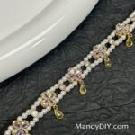 Kit 643 | DIY Bracelet Kit with 5A Zircon Beads | All-Inclusive Beginner Jewelry Making Gift for Women | Video Guide Included | Finished Product - Image 3