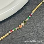 Kit 646 | DIY Bracelet Kit with 5A Zircon Beads | All-Inclusive Beginner Jewelry Making Gift for Women | Video Guide Included | Finished Product - Image 3