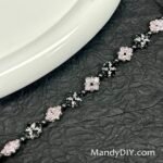 Kit 647 (Tutorial Ready)  | DIY Bracelet Kit with 5A Zircon Beads | All-Inclusive Beginner Jewelry Making Gift for Women | Video Guide Included | Finished Product - Image 3