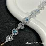 Kit 649 (Tutorial Ready) | DIY Bracelet Kit with 5A Zircon Beads | All-Inclusive Beginner Jewelry Making Gift for Women | Video Guide Included | Finished Product