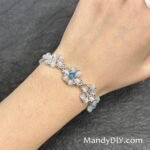 Kit 649 (Tutorial Ready) | DIY Bracelet Kit with 5A Zircon Beads | All-Inclusive Beginner Jewelry Making Gift for Women | Video Guide Included | Finished Product - Image 2