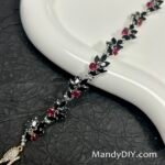 Kit 651 | DIY Bracelet Kit with 5A Zircon Beads | All-Inclusive Beginner Jewelry Making Gift for Women | Video Guide Included | Finished Product