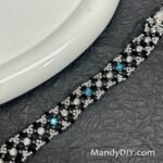 Kit 654 | DIY Bracelet Kit with 5A Zircon Beads | All-Inclusive Beginner Jewelry Making Gift for Women | Video Guide Included | Finished Product - Image 4