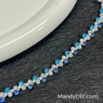 Kit 655 | DIY Bracelet Kit with 5A Zircon Beads | All-Inclusive Beginner Jewelry Making Gift for Women | Video Guide Included | Finished Product - Image 3
