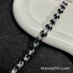 Kit 662 (Tutorial Ready) | DIY Bracelet Kit with 5A Zircon Beads | All-Inclusive Beginner Jewelry Making Gift for Women | Video Guide Included | Finished Product