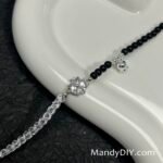 Kit 664 | DIY Bracelet Kit with 5A Zircon Beads | All-Inclusive Beginner Jewelry Making Gift for Women | Video Guide Included | Finished Product