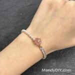 Kit 665 | DIY Bracelet Kit with 5A Zircon Beads | All-Inclusive Beginner Jewelry Making Gift for Women | Video Guide Included | Finished Product - Image 2