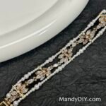 Kit 667 | DIY Bracelet Kit with 5A Zircon Beads | All-Inclusive Beginner Jewelry Making Gift for Women | Video Guide Included | Finished Product - Image 3