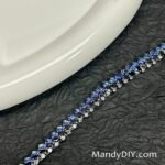 Kit 668 | DIY Bracelet Kit with 5A Zircon Beads | All-Inclusive Beginner Jewelry Making Gift for Women | Video Guide Included | Finished Product - Image 3