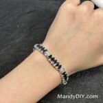 Kit 669  (Tutorial Ready) | DIY Bracelet Kit with 5A Zircon Beads | All-Inclusive Beginner Jewelry Making Gift for Women | Video Guide Included | Finished Product - Image 2