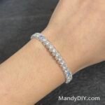 Kit 670 (Tutorial Ready)  | DIY Bracelet Kit with 5A Zircon Beads | All-Inclusive Beginner Jewelry Making Gift for Women | Video Guide Included | Finished Product - Image 2