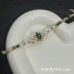 Kit 672 (Tutorial Ready) | DIY Bracelet Kit with 5A Zircon Beads | All-Inclusive Beginner Jewelry Making Gift for Women | Video Guide Included | Finished Product - Image 4