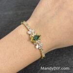 Kit 672 (Tutorial Ready) | DIY Bracelet Kit with 5A Zircon Beads | All-Inclusive Beginner Jewelry Making Gift for Women | Video Guide Included | Finished Product - Image 2