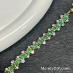 Kit 68(Tutorial Ready) | DIY Bracelet Kit with 5A Zircon Beads | All-Inclusive Beginner Jewelry Making Gift for Women | Video Guide Included | Finished Product - Image 3