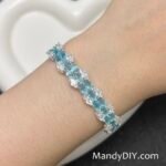 Kit 676(Tutorial Ready) | DIY Bracelet Kit with 5A Zircon Beads | All-Inclusive Beginner Jewelry Making Gift for Women | Video Guide Included | Finished Product - Image 3