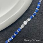 Kit 679 (Tutorial Ready)| DIY Bracelet Kit with 5A Zircon Beads | All-Inclusive Beginner Jewelry Making Gift for Women | Video Guide Included | Finished Product - Image 2