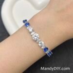Kit 679 (Tutorial Ready)| DIY Bracelet Kit with 5A Zircon Beads | All-Inclusive Beginner Jewelry Making Gift for Women | Video Guide Included | Finished Product - Image 3
