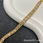 Kit 680 | DIY Bracelet Kit with 5A Zircon Beads | All-Inclusive Beginner Jewelry Making Gift for Women | Video Guide Included | Finished Product