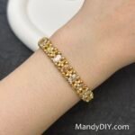 Kit 680 | DIY Bracelet Kit with 5A Zircon Beads | All-Inclusive Beginner Jewelry Making Gift for Women | Video Guide Included | Finished Product - Image 3