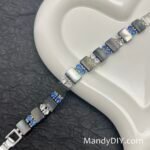 Kit 681(Tutorial Ready) | DIY Bracelet Kit with 5A Zircon Beads | All-Inclusive Beginner Jewelry Making Gift for Women | Video Guide Included | Finished Product