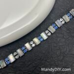 Kit 681(Tutorial Ready) | DIY Bracelet Kit with 5A Zircon Beads | All-Inclusive Beginner Jewelry Making Gift for Women | Video Guide Included | Finished Product - Image 4