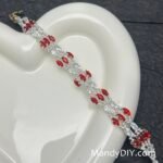 Kit 682 | DIY Bracelet Kit with 5A Zircon Beads | All-Inclusive Beginner Jewelry Making Gift for Women | Video Guide Included | Finished Product - Image 5