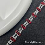 Kit 682 | DIY Bracelet Kit with 5A Zircon Beads | All-Inclusive Beginner Jewelry Making Gift for Women | Video Guide Included | Finished Product - Image 4