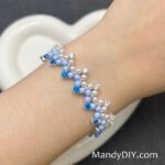 Kit 683 (Tutorial Ready)| DIY Bracelet Kit with 5A Zircon Beads | All-Inclusive Beginner Jewelry Making Gift for Women | Video Guide Included | Finished Product - Image 3