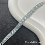 Kit 684 (Tutorial Ready)|| DIY Bracelet Kit with 5A Zircon Beads | All-Inclusive Beginner Jewelry Making Gift for Women | Video Guide Included | Finished Product