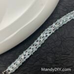 Kit 684 (Tutorial Ready)|| DIY Bracelet Kit with 5A Zircon Beads | All-Inclusive Beginner Jewelry Making Gift for Women | Video Guide Included | Finished Product - Image 4