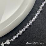 Kit 686B(Tutorial Ready) | DIY Bracelet Kit with 5A Zircon Beads | All-Inclusive Beginner Jewelry Making Gift for Women | Video Guide Included | Finished Product - Image 4