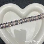 Kit 687 | DIY Bracelet Kit with 5A Zircon Beads | All-Inclusive Beginner Jewelry Making Gift for Women | Video Guide Included | Finished Product - Image 2