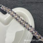 Kit 687 | DIY Bracelet Kit with 5A Zircon Beads | All-Inclusive Beginner Jewelry Making Gift for Women | Video Guide Included | Finished Product - Image 5