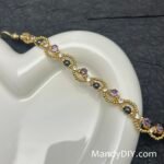 Kit 688 | DIY Bracelet Kit with 5A Zircon Beads | All-Inclusive Beginner Jewelry Making Gift for Women | Video Guide Included | Finished Product - Image 5