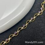 Kit 688 | DIY Bracelet Kit with 5A Zircon Beads | All-Inclusive Beginner Jewelry Making Gift for Women | Video Guide Included | Finished Product - Image 4