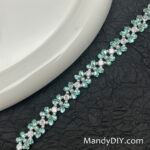 Kit 689 | DIY Bracelet Kit with 5A Zircon Beads | All-Inclusive Beginner Jewelry Making Gift for Women | Video Guide Included | Finished Product - Image 4