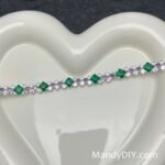 Kit 691 | DIY Bracelet Kit with 5A Zircon Beads | All-Inclusive Beginner Jewelry Making Gift for Women | Video Guide Included | Finished Product - Image 2