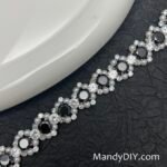 Kit 692 | DIY Bracelet Kit with 5A Zircon Beads | All-Inclusive Beginner Jewelry Making Gift for Women | Video Guide Included | Finished Product - Image 4