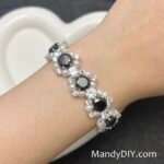 Kit 692 | DIY Bracelet Kit with 5A Zircon Beads | All-Inclusive Beginner Jewelry Making Gift for Women | Video Guide Included | Finished Product - Image 3