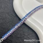 Kit 693(Tutorial Ready) | DIY Bracelet Kit with 5A Zircon Beads | All-Inclusive Beginner Jewelry Making Gift for Women | Video Guide Included | Finished Product