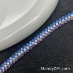 Kit 693(Tutorial Ready) | DIY Bracelet Kit with 5A Zircon Beads | All-Inclusive Beginner Jewelry Making Gift for Women | Video Guide Included | Finished Product - Image 5