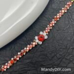 Kit 694 | DIY Bracelet Kit with 5A Zircon Beads | All-Inclusive Beginner Jewelry Making Gift for Women | Video Guide Included | Finished Product - Image 4