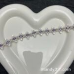 Kit 695 | DIY Bracelet Kit with 5A Zircon Beads | All-Inclusive Beginner Jewelry Making Gift for Women | Video Guide Included | Finished Product - Image 2