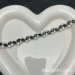 Kit 696 | DIY Bracelet Kit with 5A Zircon Beads | All-Inclusive Beginner Jewelry Making Gift for Women | Video Guide Included | Finished Product - Image 2